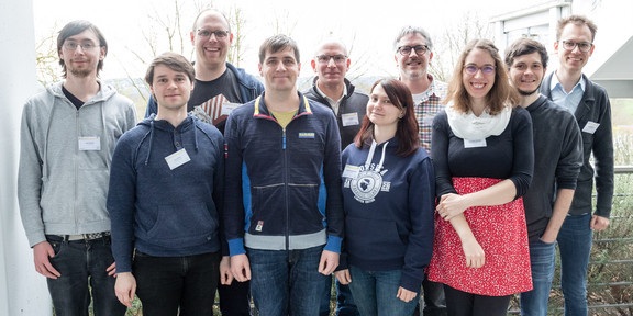 Gruppenfoto Organisationsteam Fachgruppentreffen Betriebssysteme